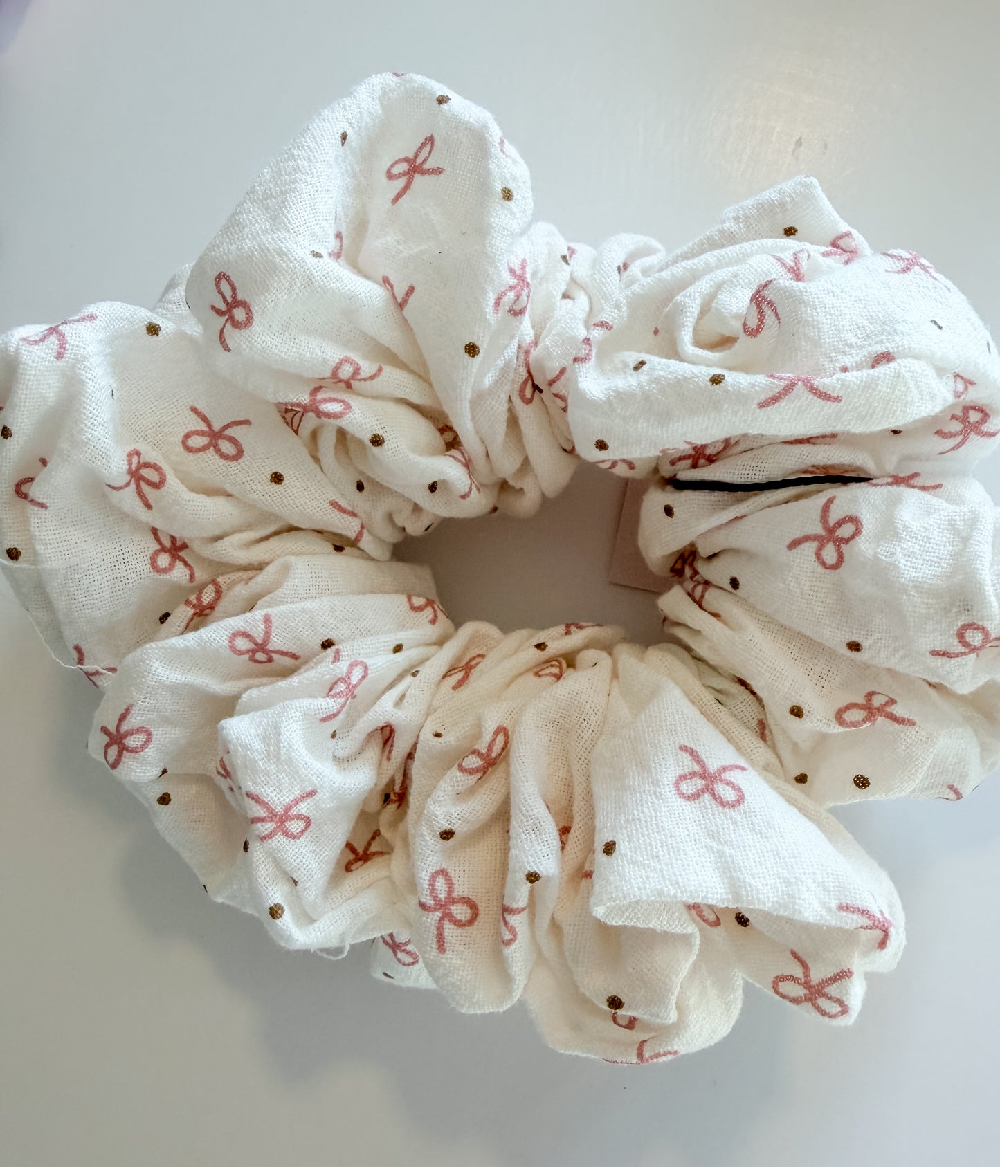 Dainty Bow Jumbo Scrunchie