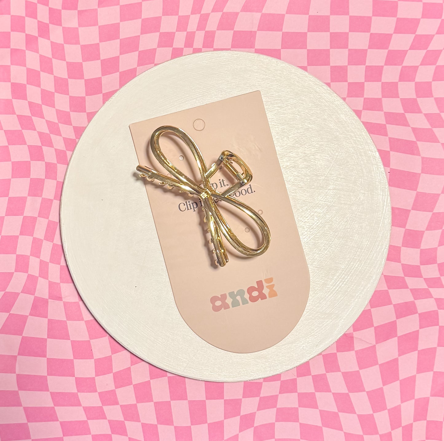Bow Claw Clip