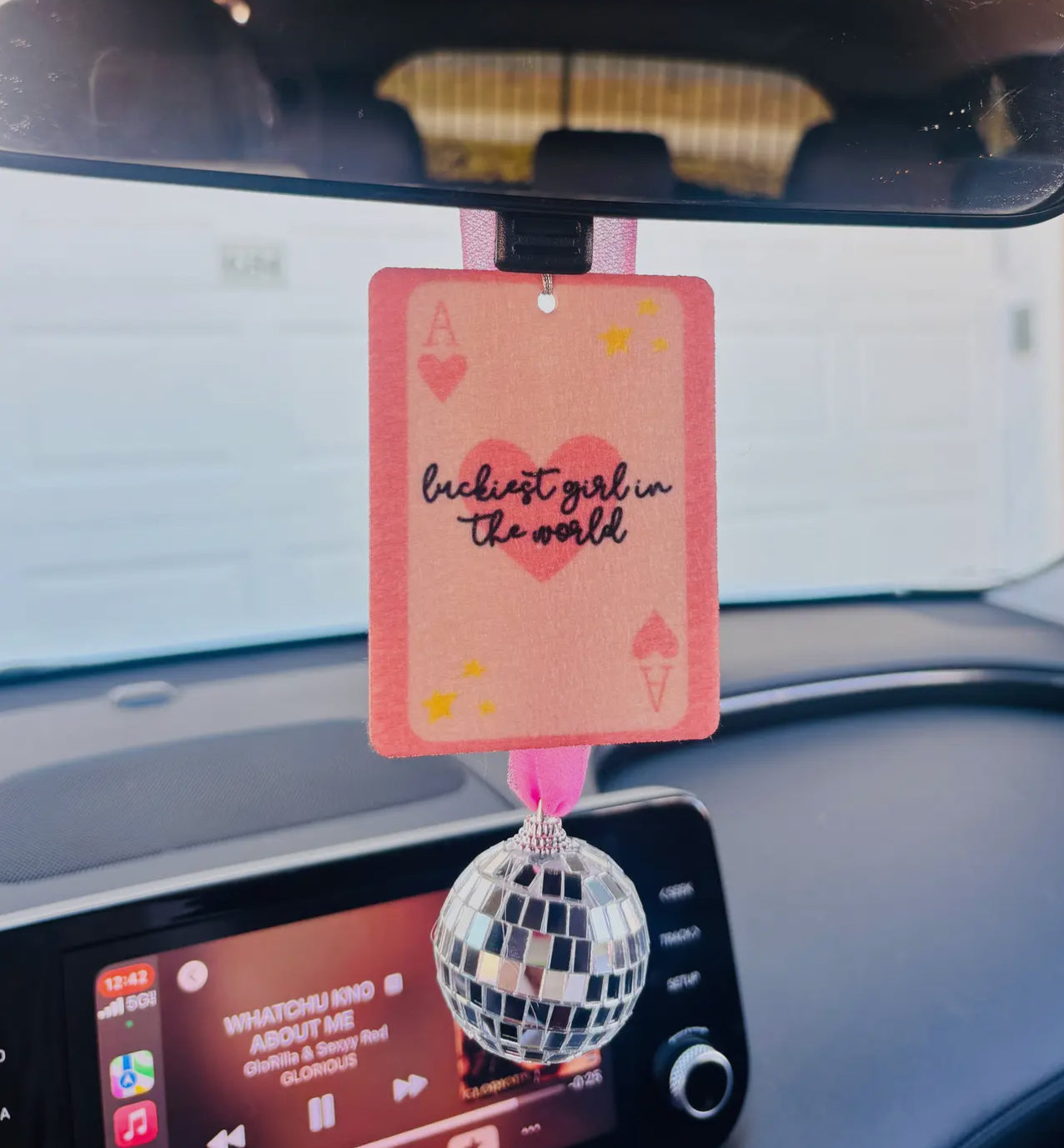 Luckiest Girl in the World Car Freshie