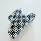 Smiley Checkered Claw Clip