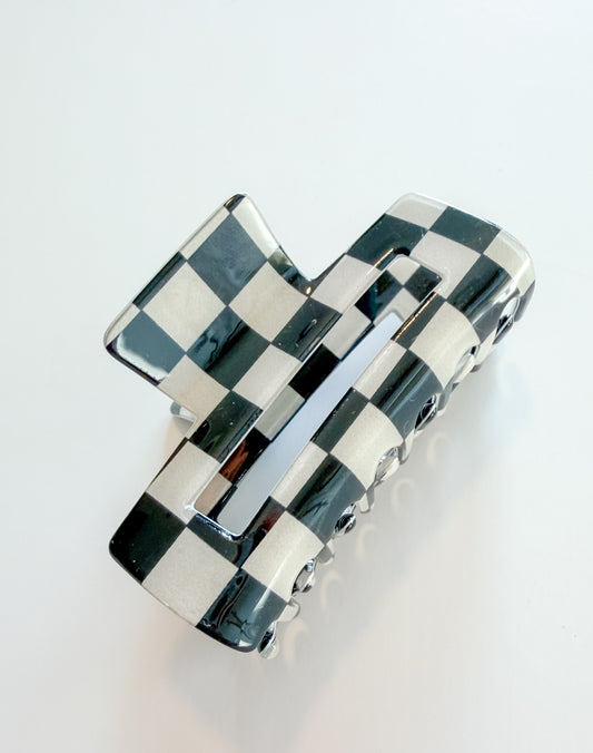 Checkered Claw Clip