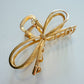 Gold Bow Claw Clip