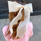 Oversized Ivory Bow