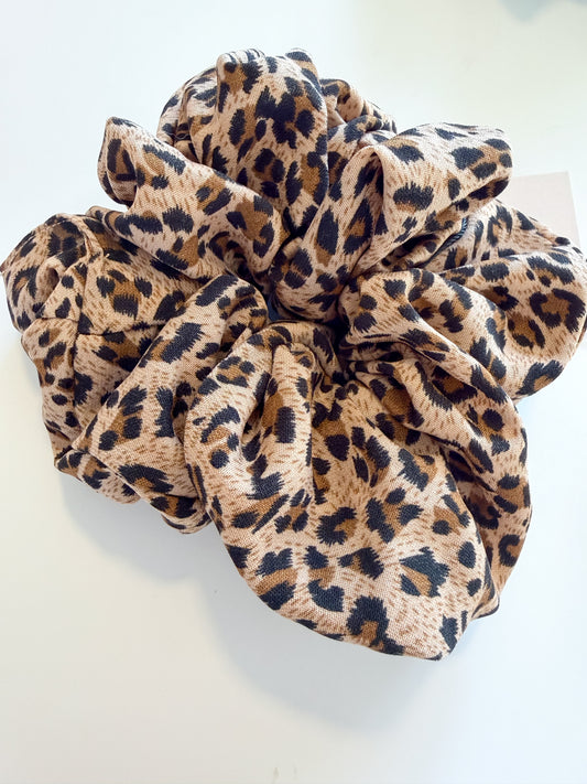 Cheetah Jumbo Scrunchie