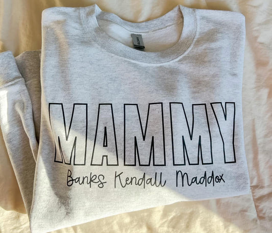 Custom Title & Names SWEATSHIRT