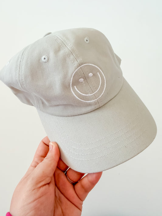 Smiley Embroidered Hat