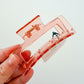 Pink Translucent Claw Clip