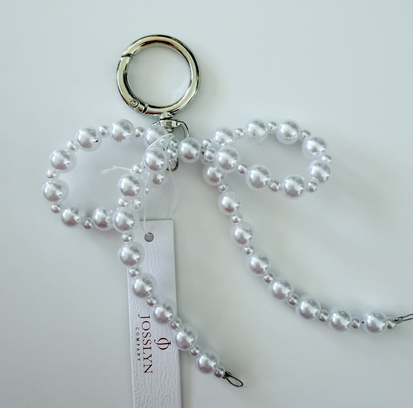 Pearl Bow Keychain