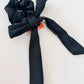 Black Bow Scrunchie