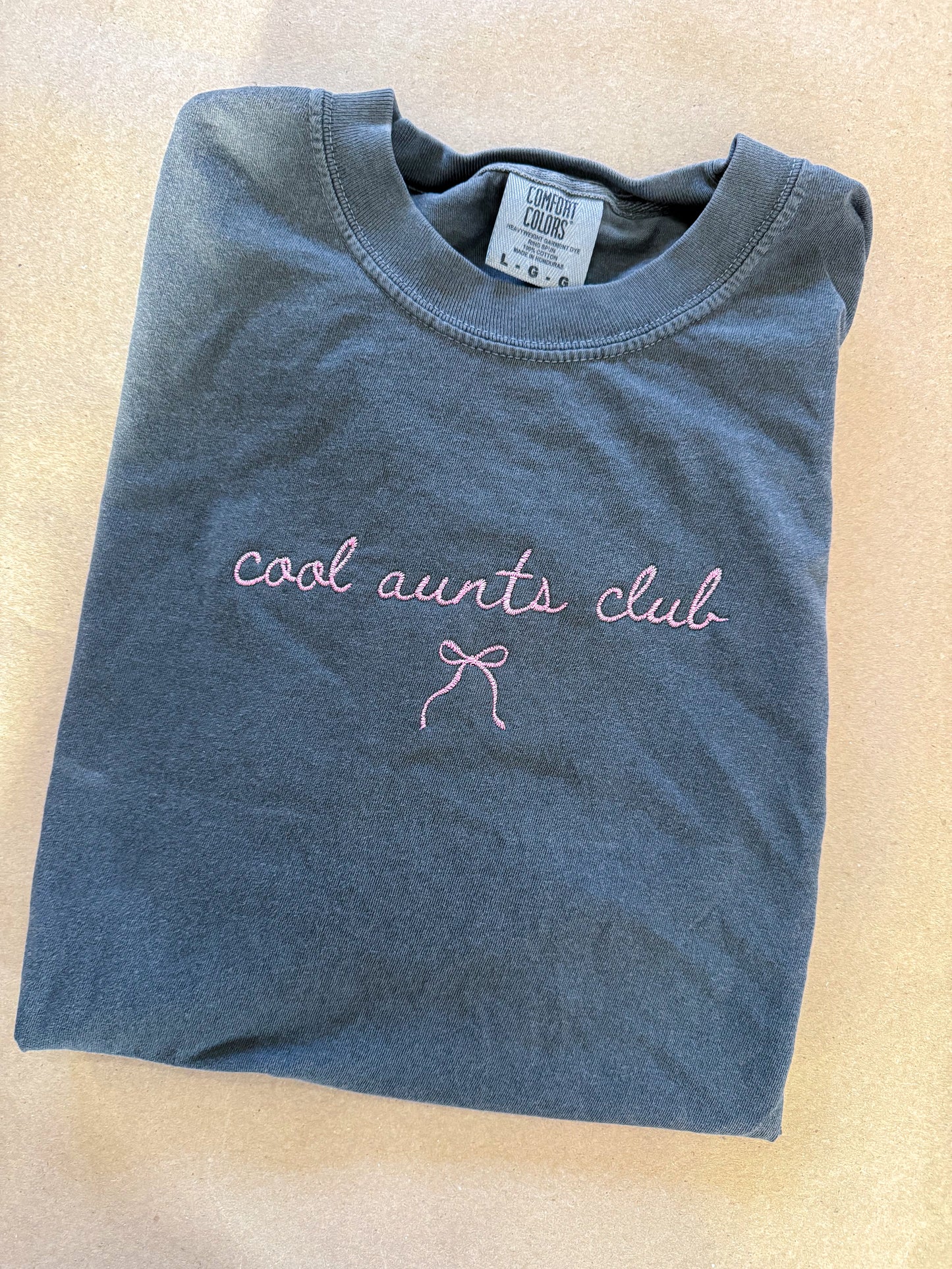 Cool Aunt’s Club Embroidered Tee