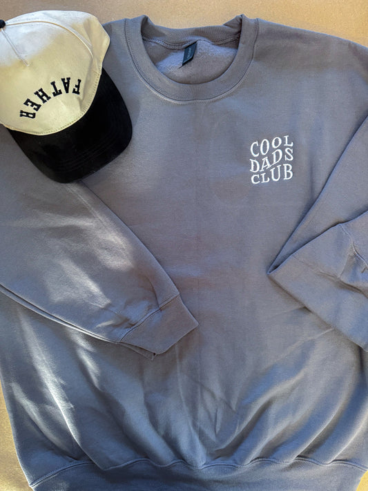 Cool Dad’s Club Embroidered Sweatshirt