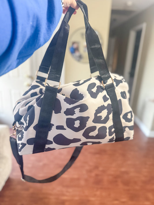 Leopard Mini Weekender Bag